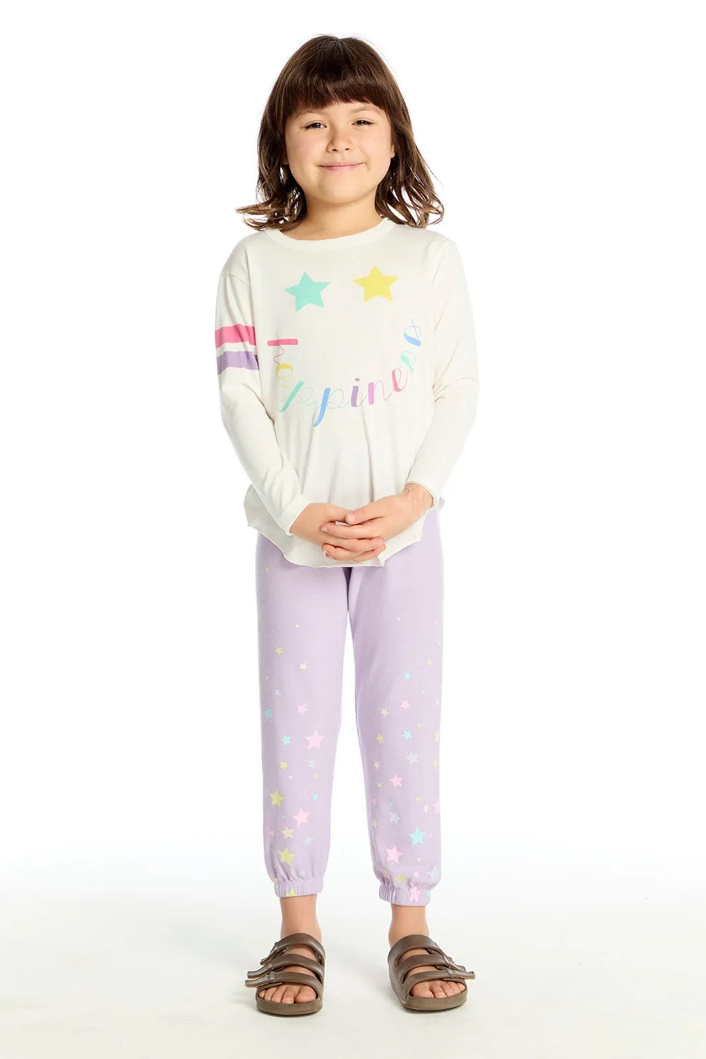 Colorful Happiness Girls Long Sleeve sold by Chaser product image thumbnail 4