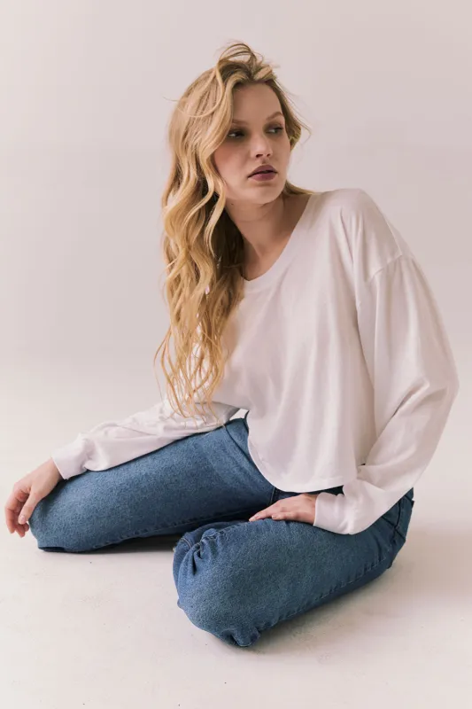 Hartt Long Sleeve – Essential Layer in White sold by Chaser