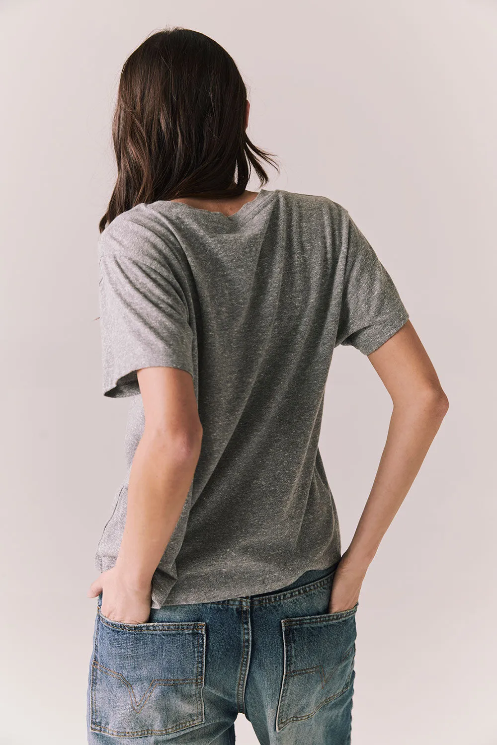 Wildcat Spirit Tee – Vintage Graphic T-Shirt in Heather Grey sold by Chaser product image thumbnail 4