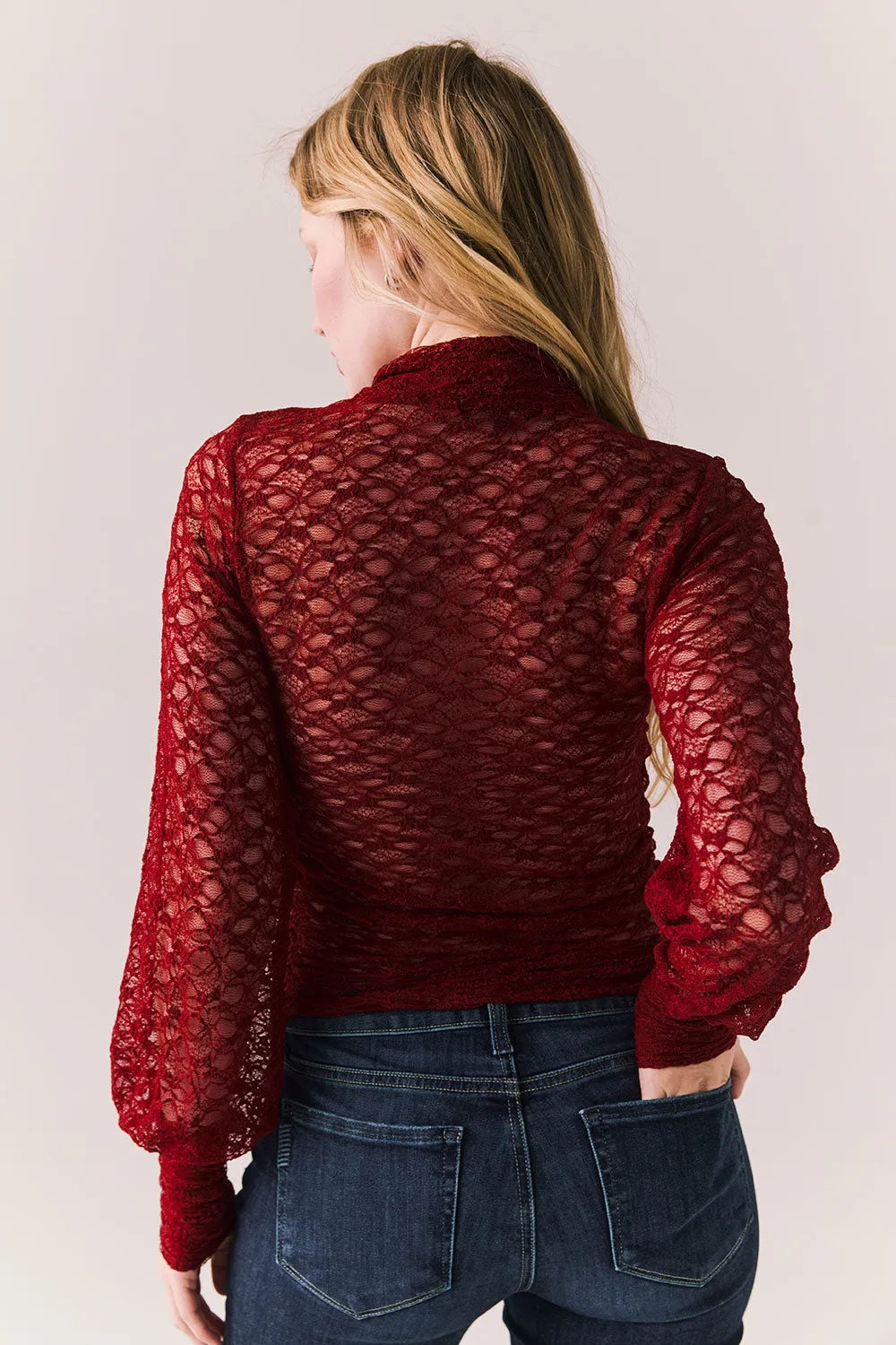 Evelynnnn Cabernet Long Sleeve sold by Chaser product image thumbnail 2