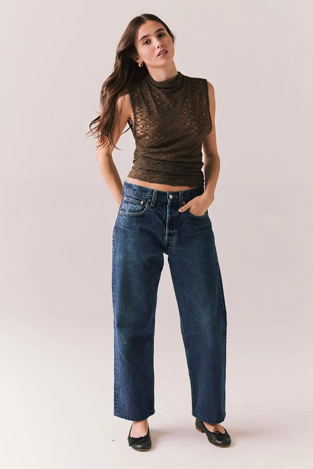 Haileyy Espresso Tank Top sold by Chaser product image thumbnail 5