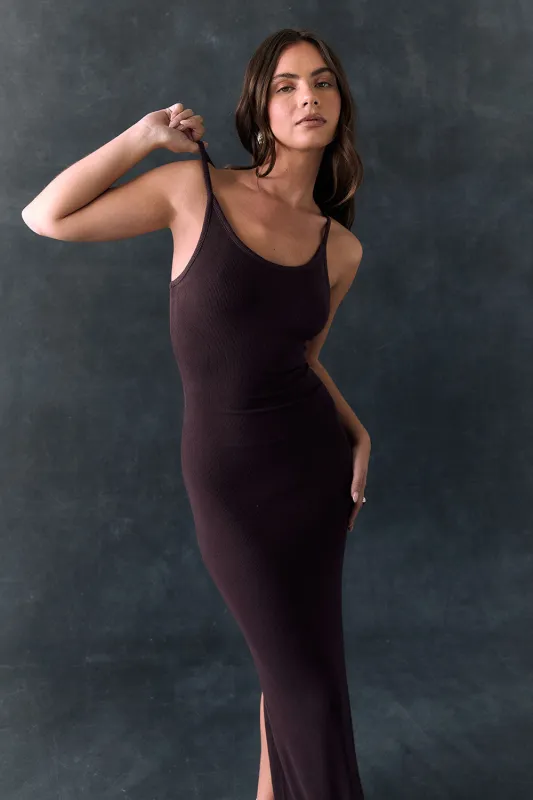 Emmaa Espresso Maxi Dress sold by Chaser