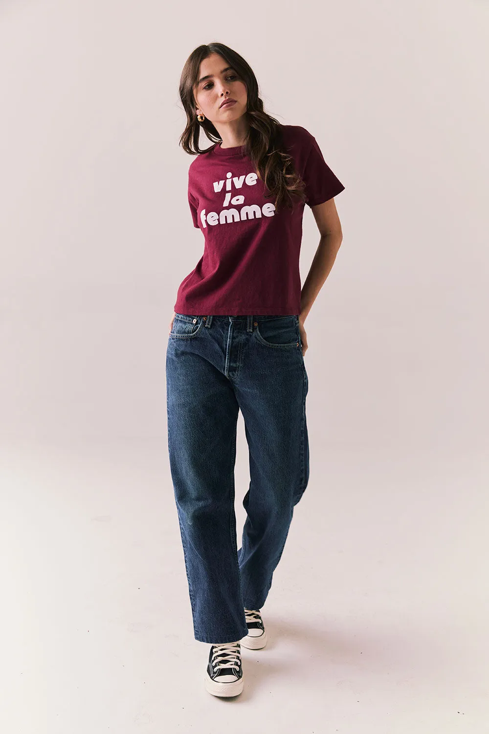 Viva La Femme Tee sold by Chaser product image thumbnail 5
