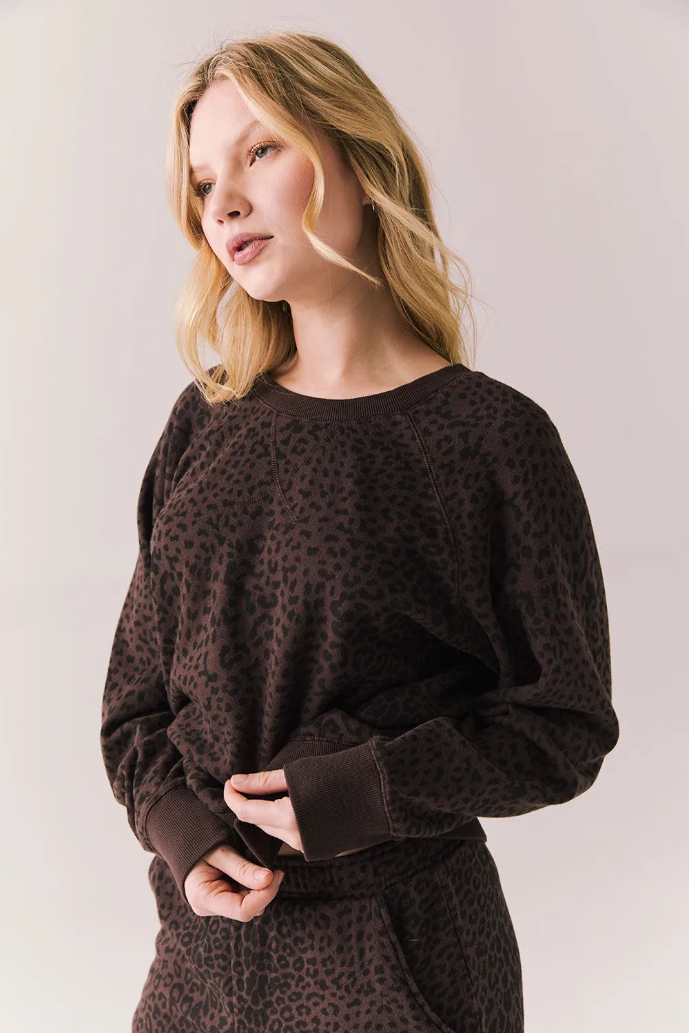 Valentine Leopard Pullover sold by Chaser product image thumbnail 2
