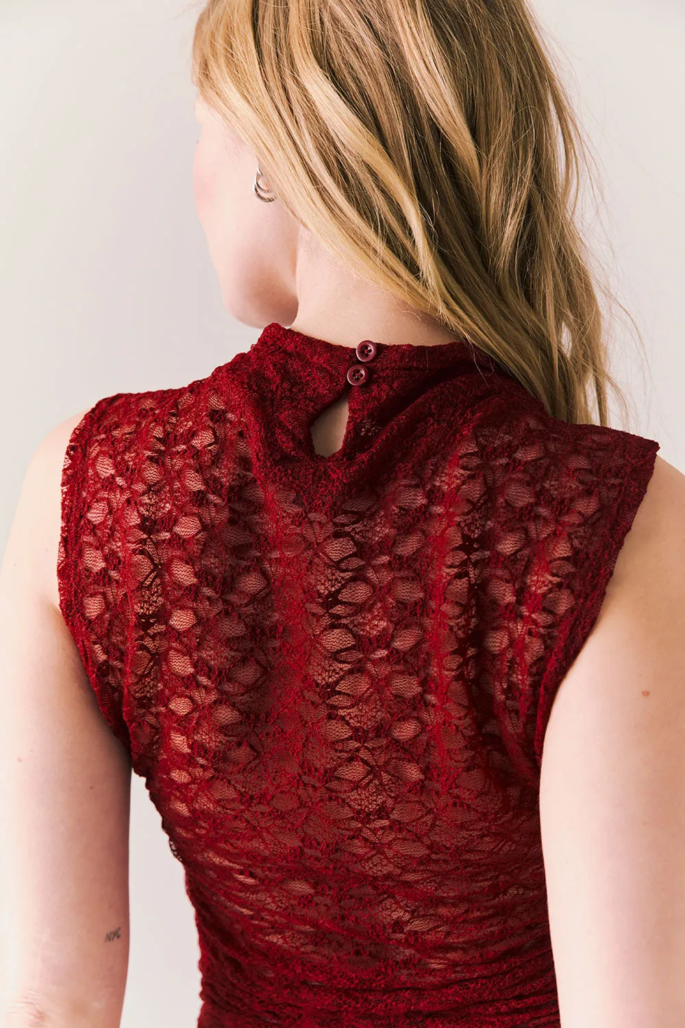 Haileyy Cabernet Tank Top sold by Chaser product image thumbnail 3