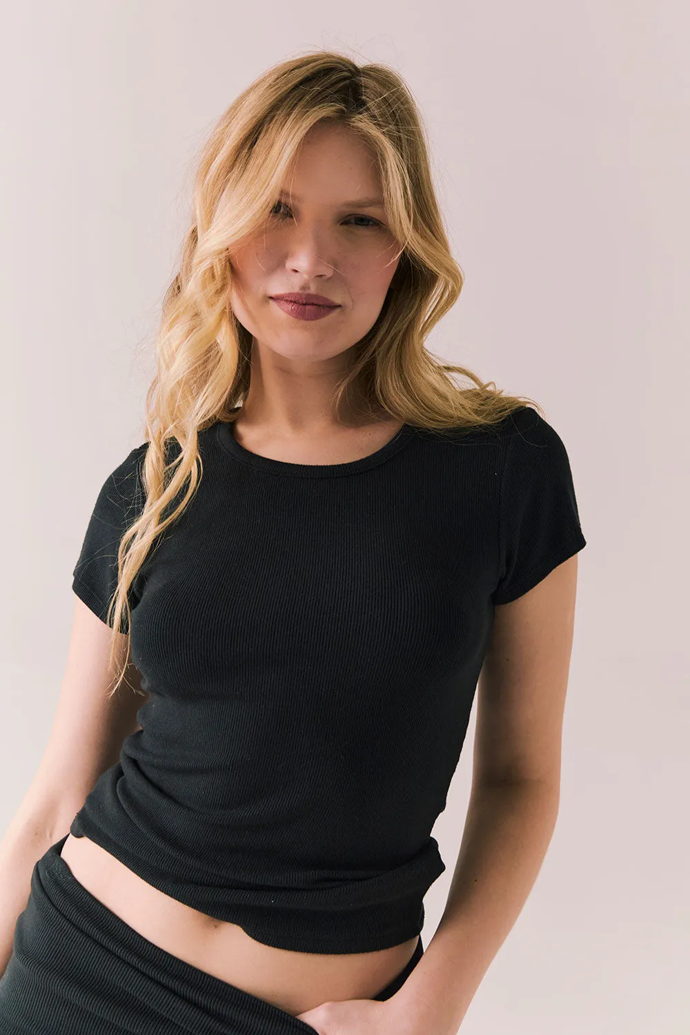 Honey True Black Tee sold by Chaser product image thumbnail 2