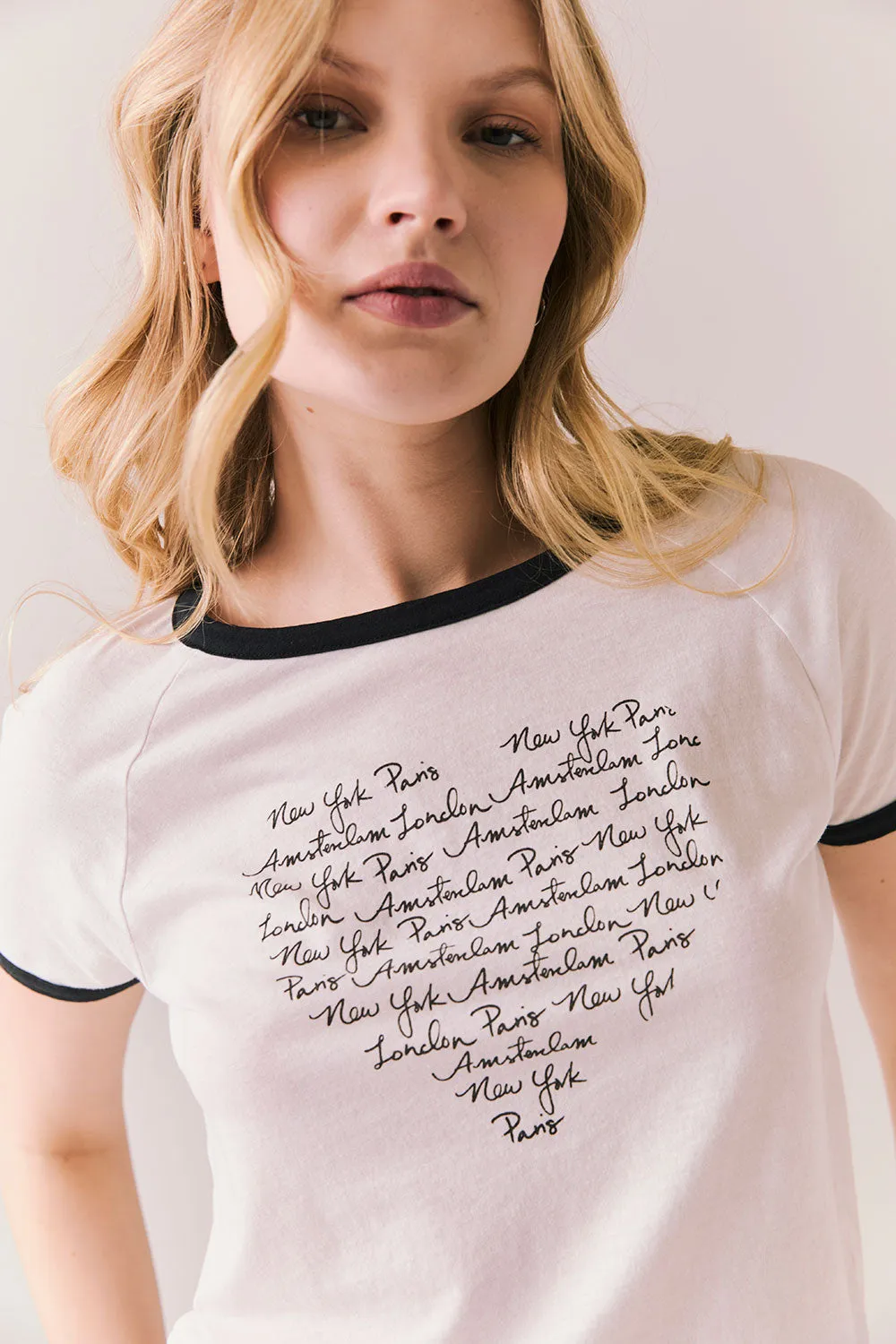 NY Paris Amsterdam London Tee sold by Chaser product image thumbnail 2