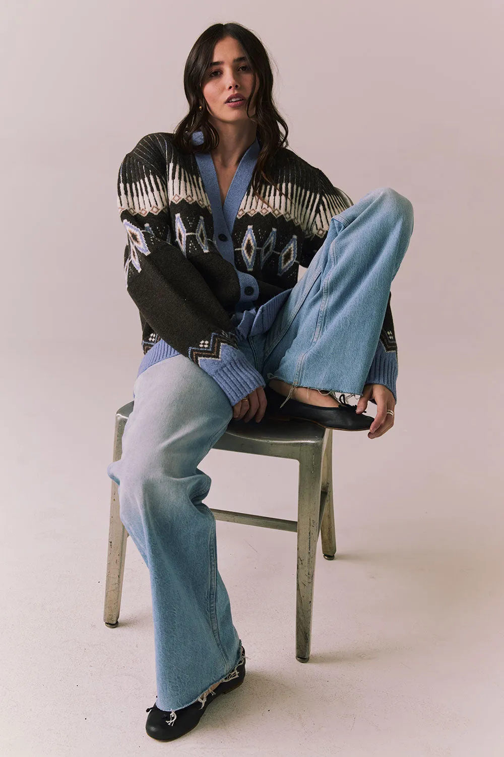 Autumn Fairisle Cardigan sold by Chaser