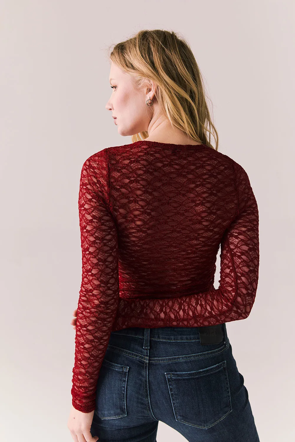 Kevin Cabernet Long Sleeve sold by Chaser product image thumbnail 5