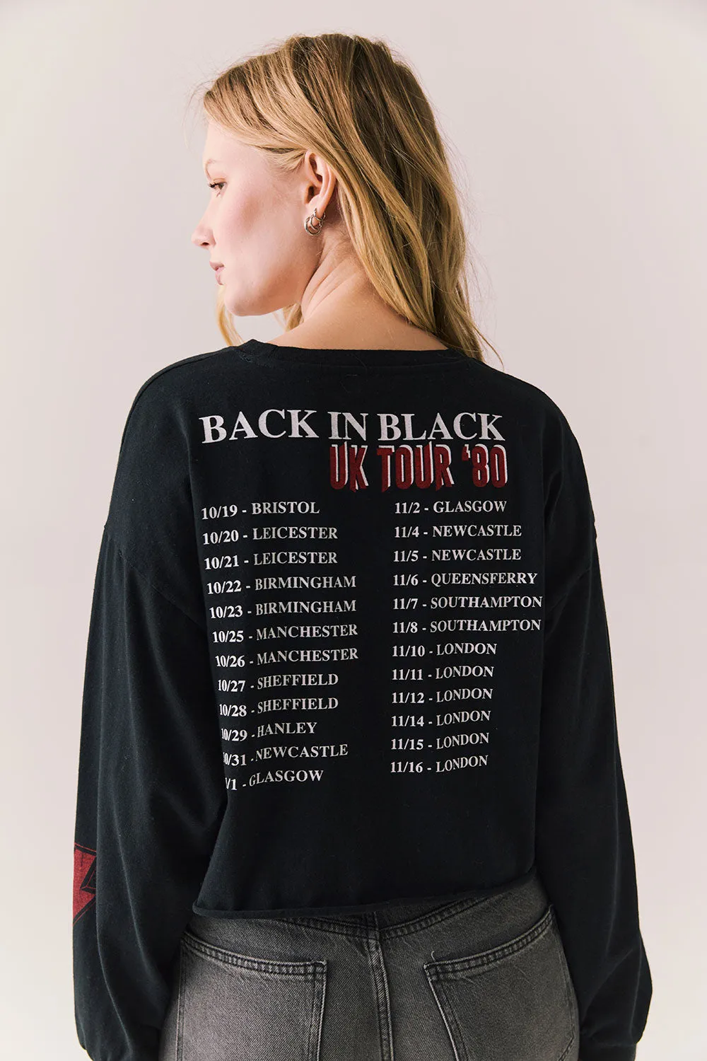 AC/DC UK Tour ‘80 Tee sold by Chaser product image thumbnail 3