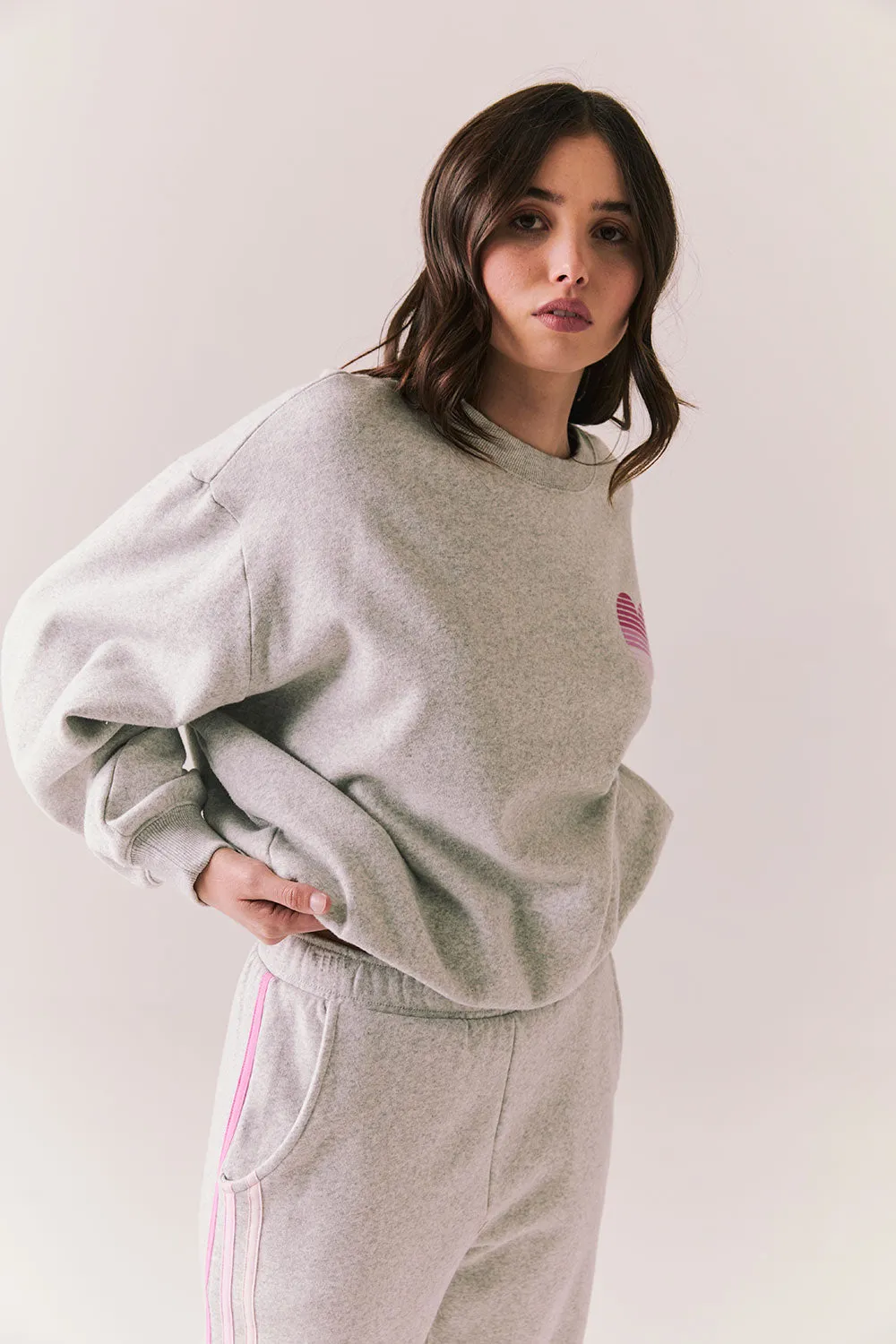 Heart Gradient Long Sleeve sold by Chaser product image thumbnail 4