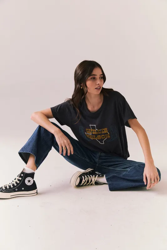 Willie Nelson Texas Boots Tee sold by Chaser