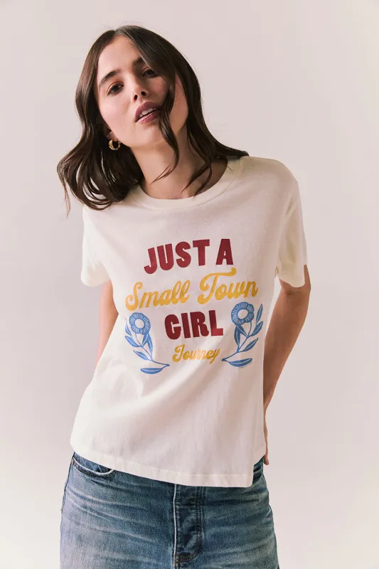 Jounrney Small Town Girl Tee sold by Chaser