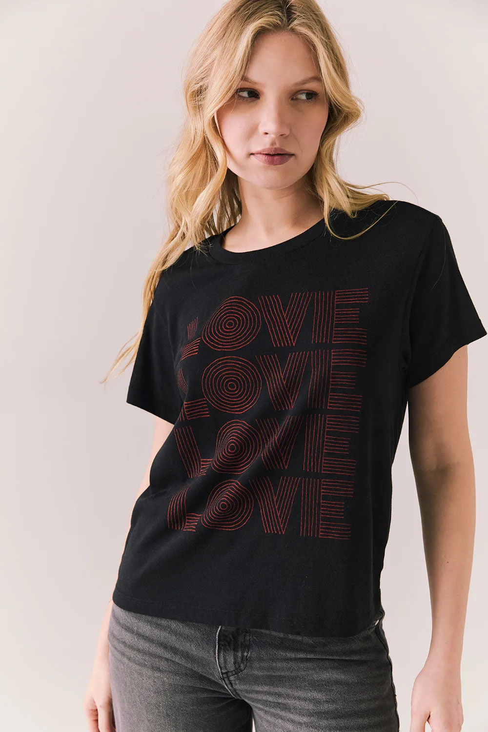 Love Love Love Tee sold by Chaser product image thumbnail 5