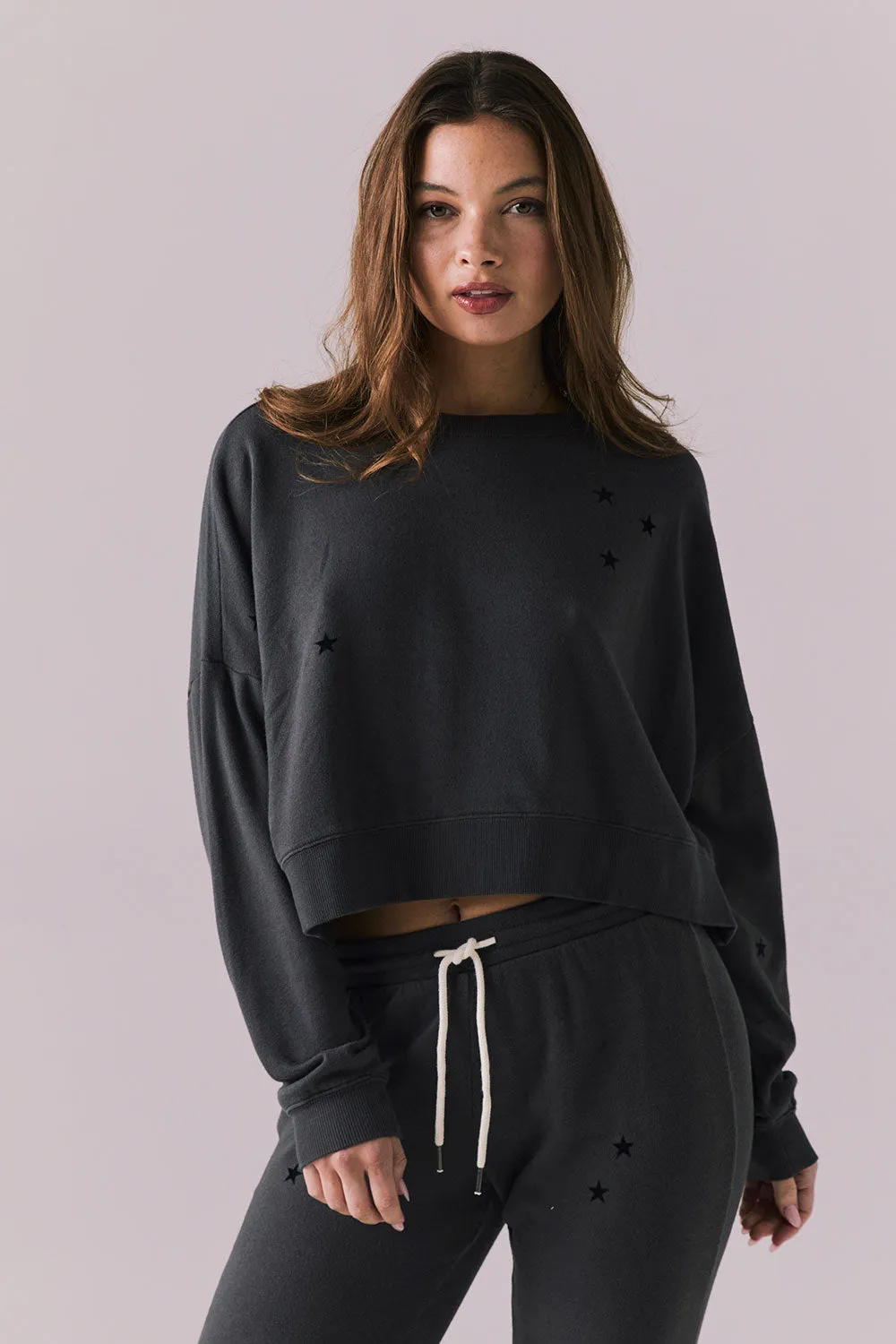 Allover Mini Stars Long Sleeve sold by Chaser product image thumbnail 3