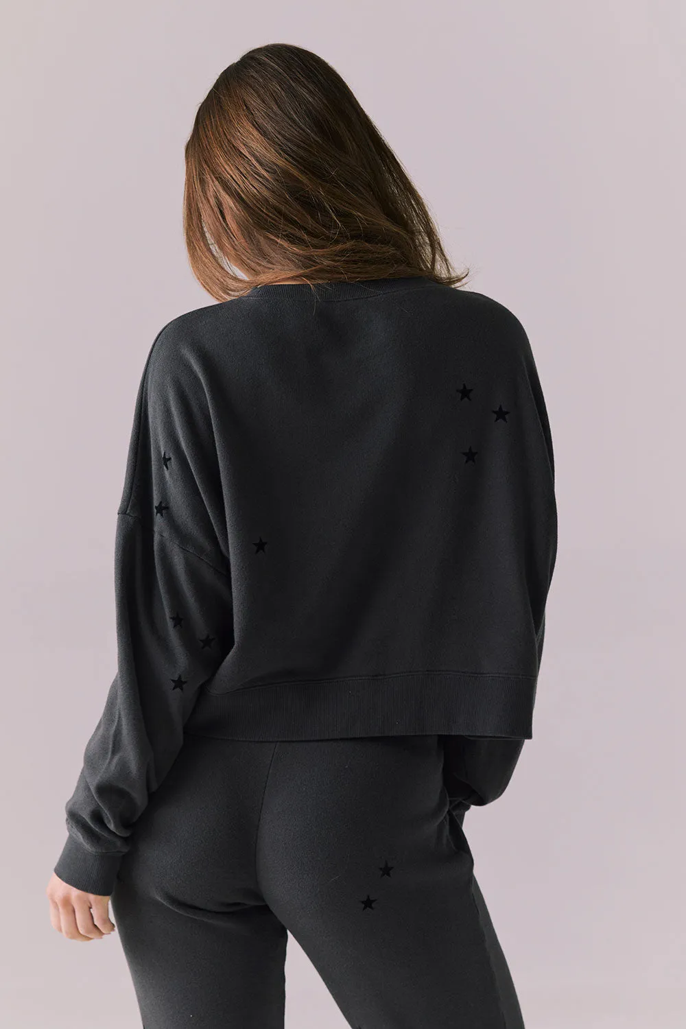 Allover Mini Stars Long Sleeve sold by Chaser product image thumbnail 5