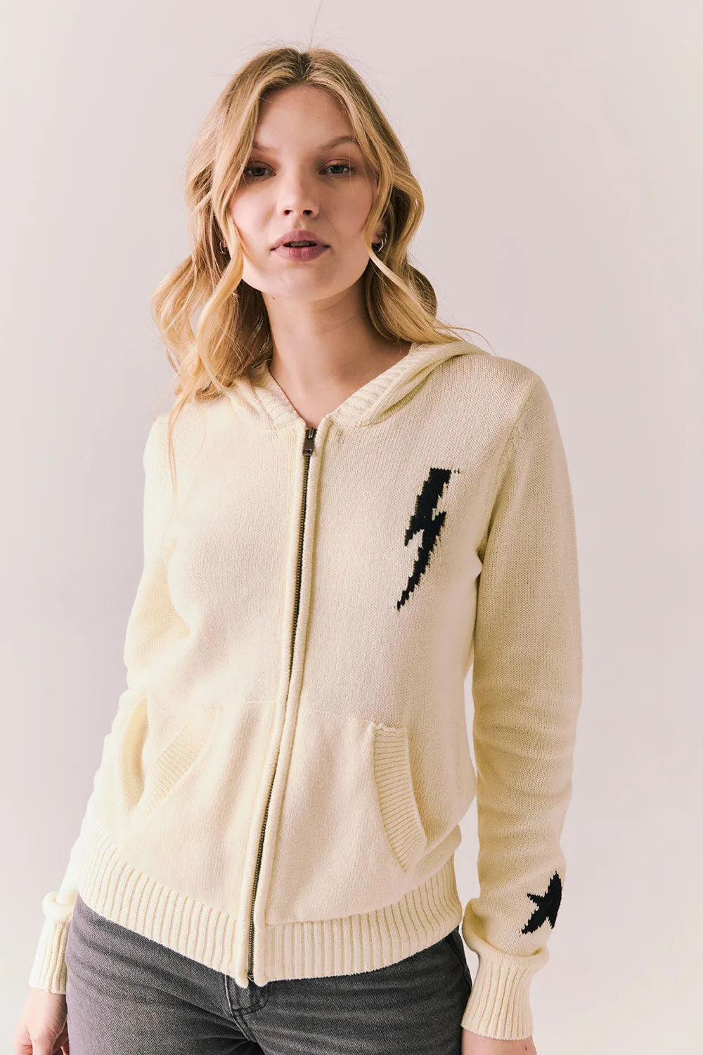 Stars And Bolts Hoodie sold by Chaser product image thumbnail 4