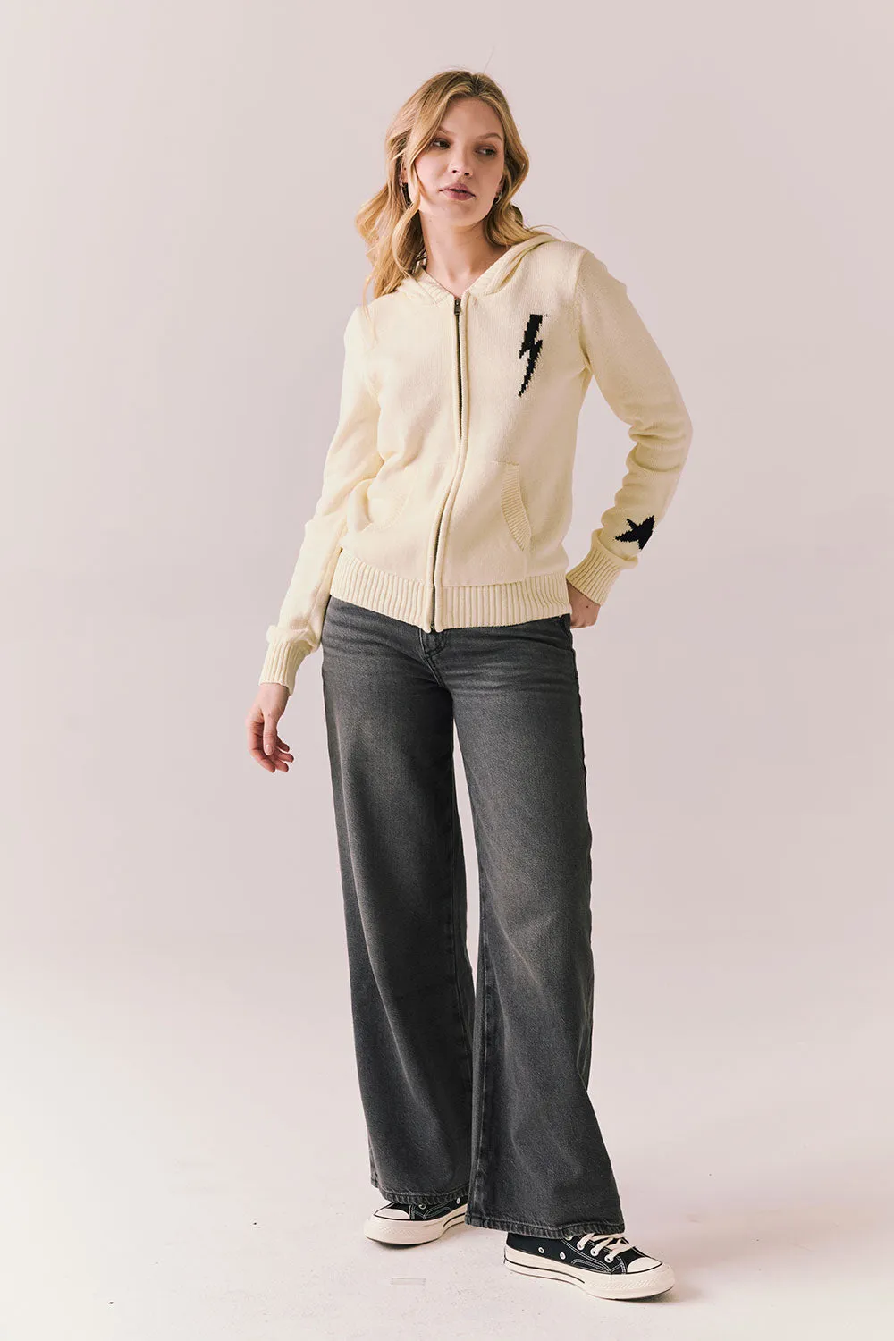 Stars And Bolts Hoodie sold by Chaser product image thumbnail 5