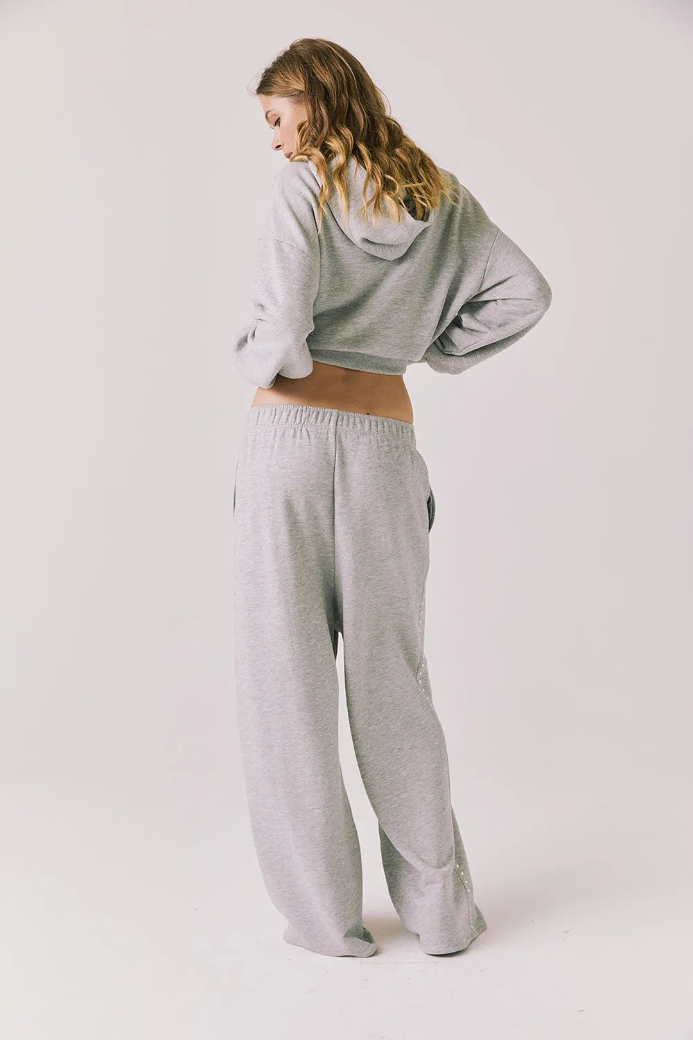 Daze Heather Grey Joggers sold by Chaser product image thumbnail 2