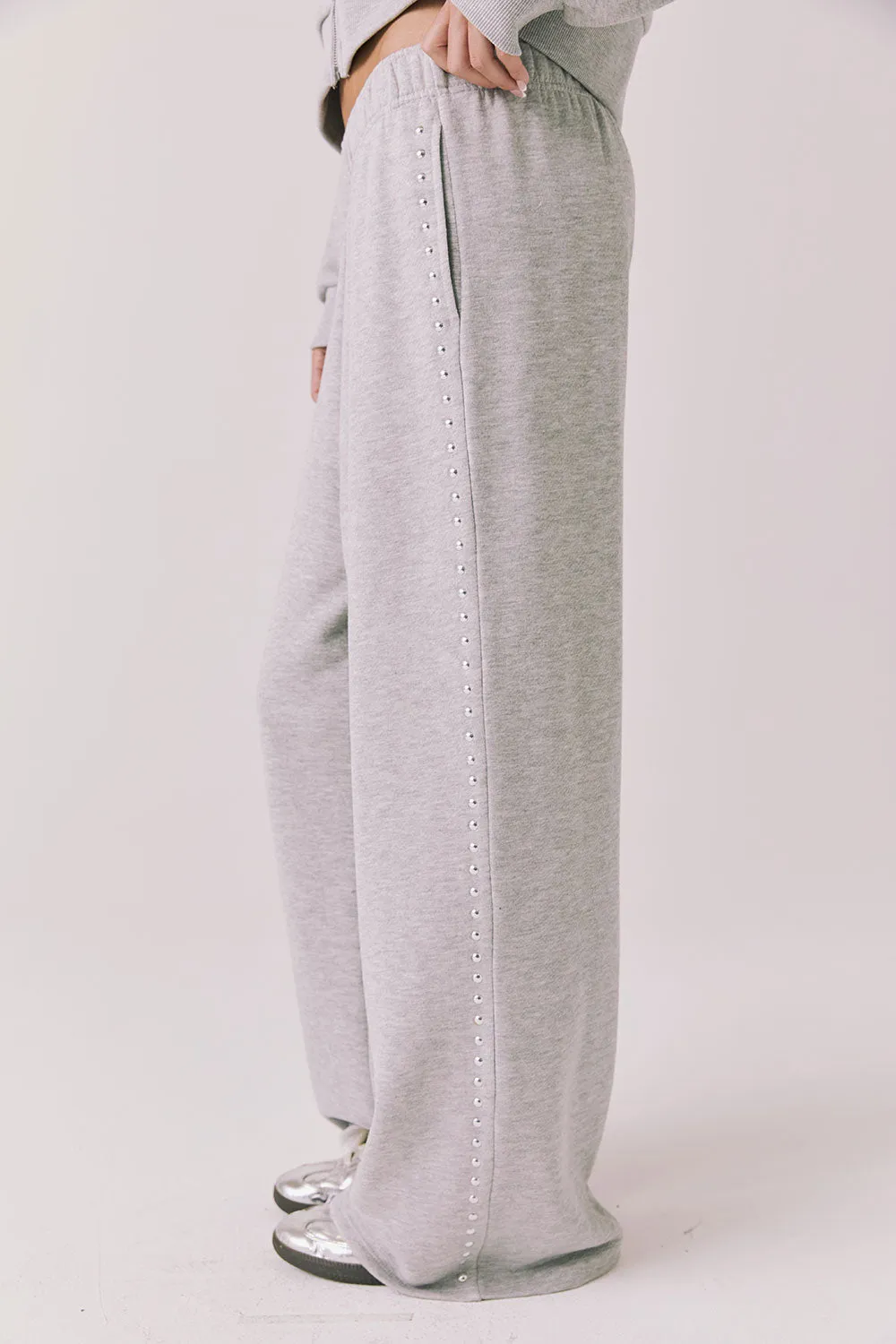 Daze Heather Grey Joggers sold by Chaser product image thumbnail 4