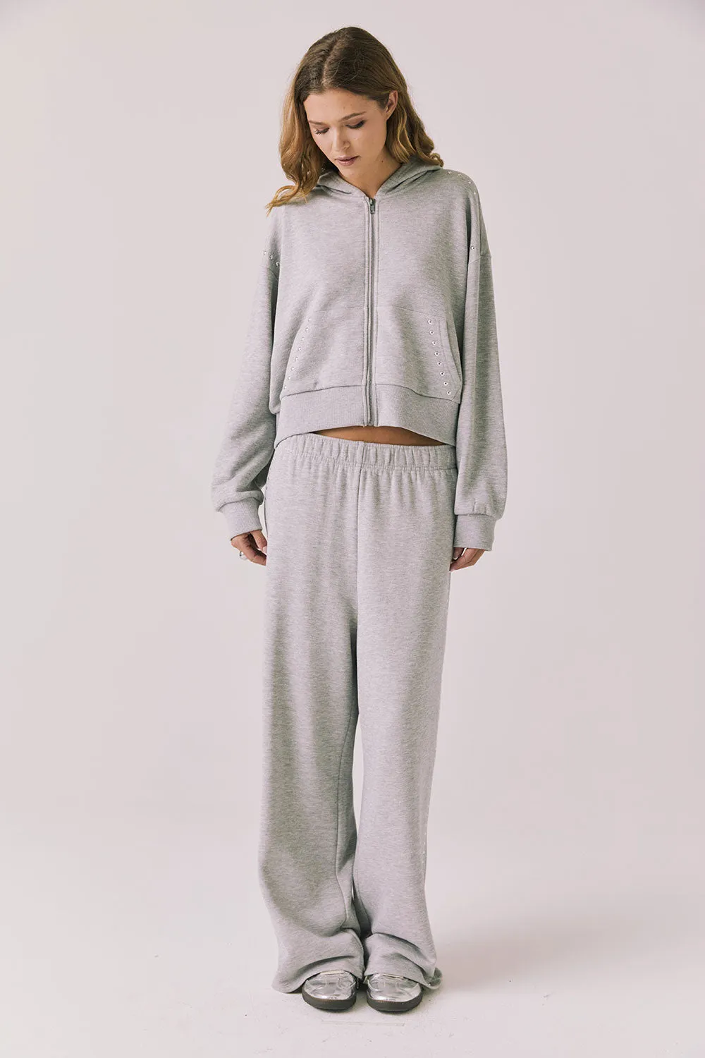 Daze Heather Grey Joggers sold by Chaser