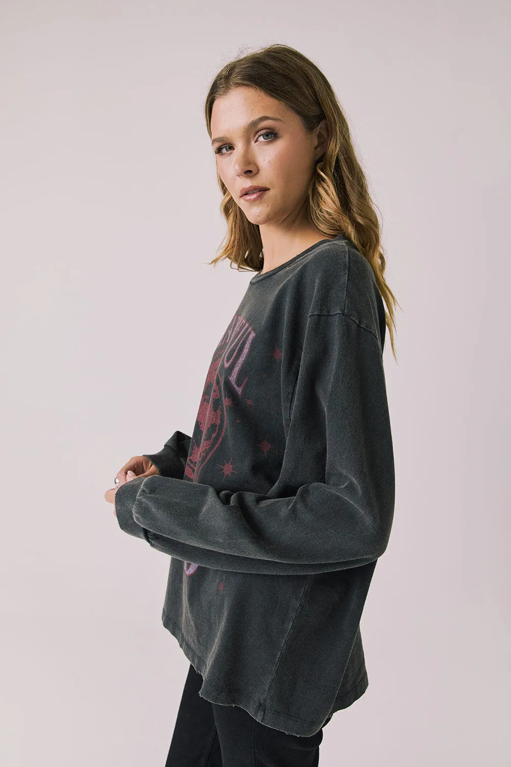 Grateful Dead Disco Stealie Long Sleeve sold by Chaser product image thumbnail 3