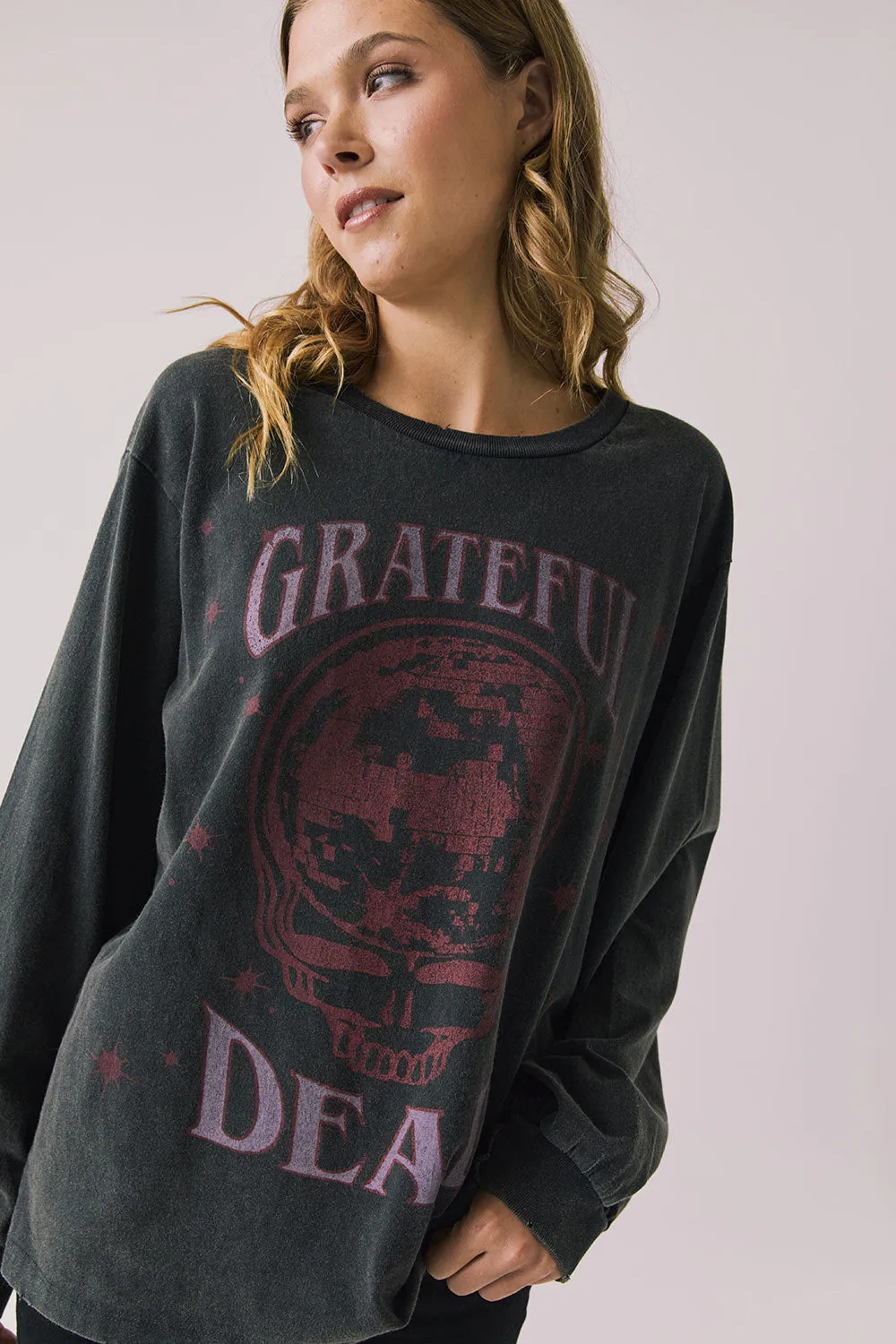 Grateful Dead Disco Stealie Long Sleeve sold by Chaser product image thumbnail 2