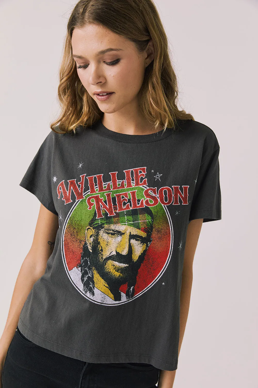 Willie Nelson Willie Christmas Tee sold by Chaser product image thumbnail 2