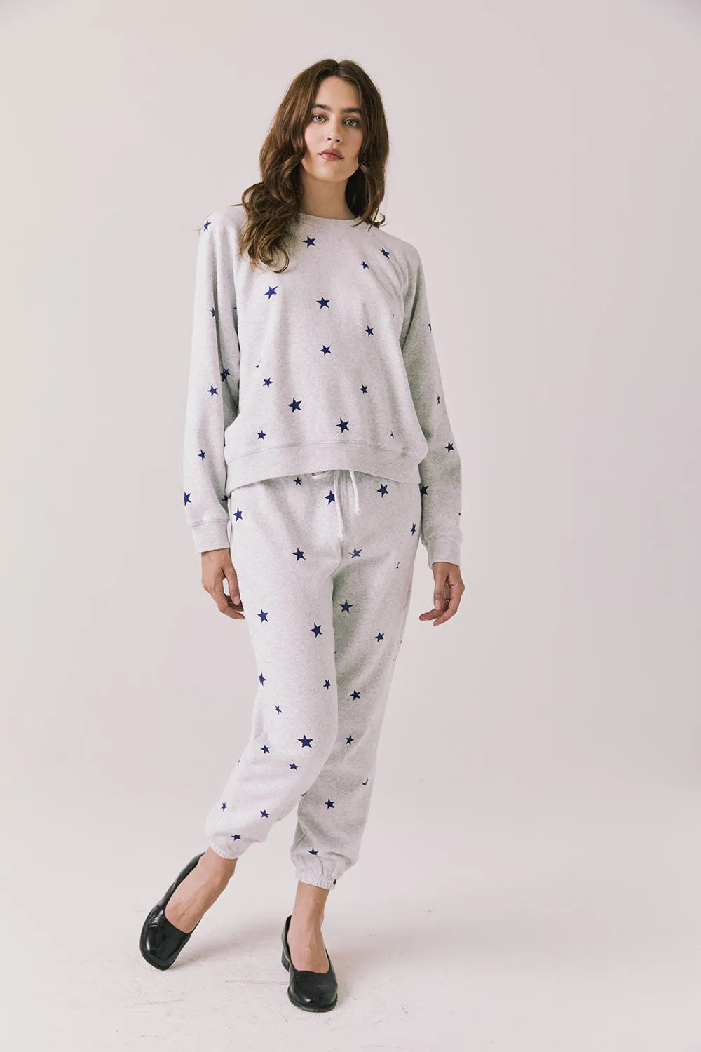 Festive Stars Pullover Long Sleeve sold by Chaser