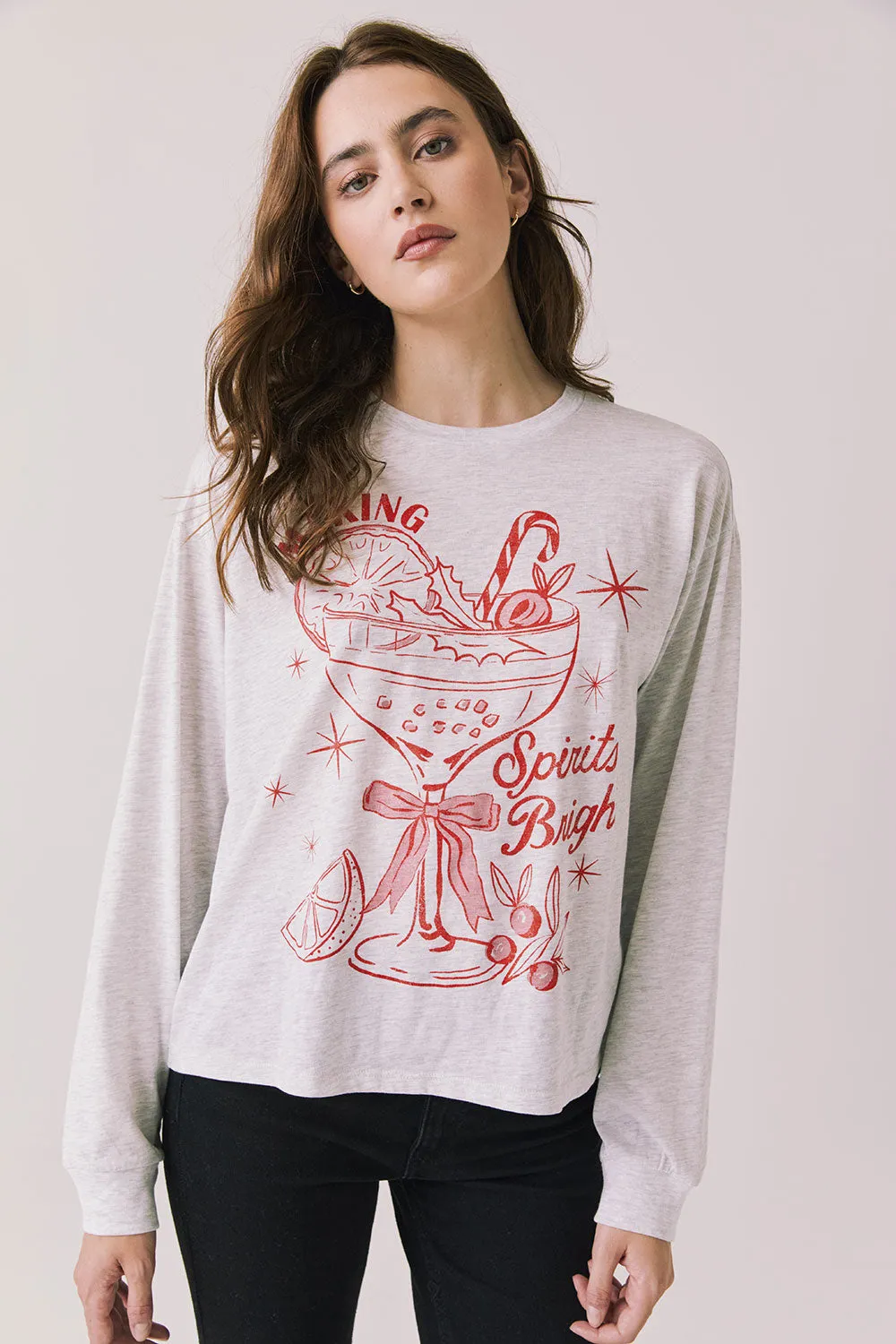 Spirits Bright Long Sleeve sold by Chaser product image thumbnail 4