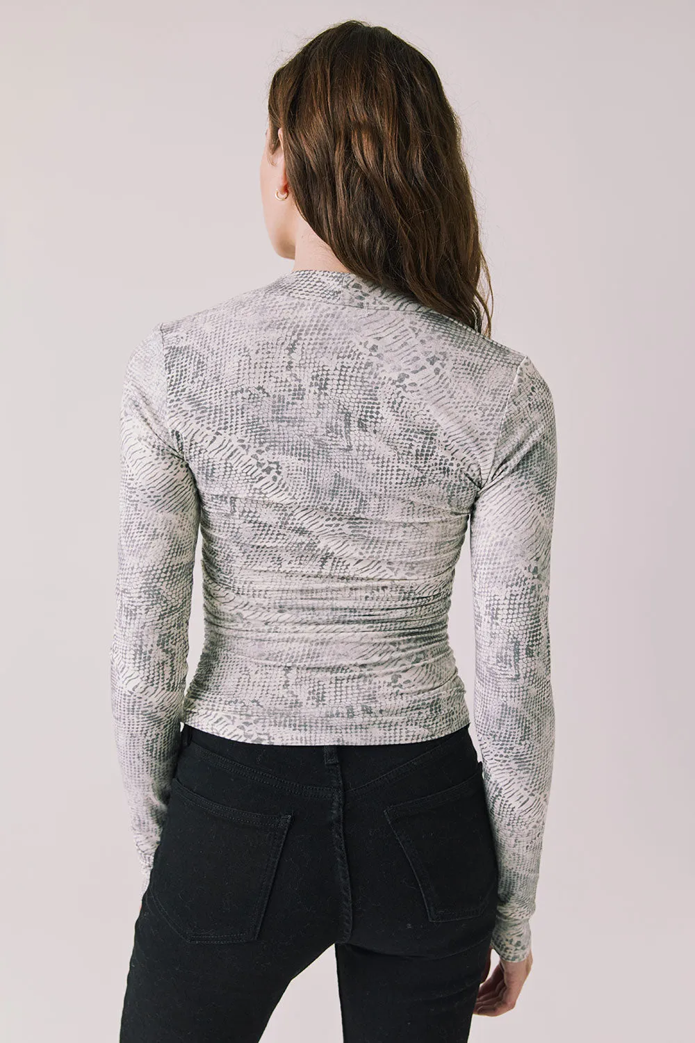 Tilly Python Print Long Sleeve sold by Chaser product image thumbnail 4