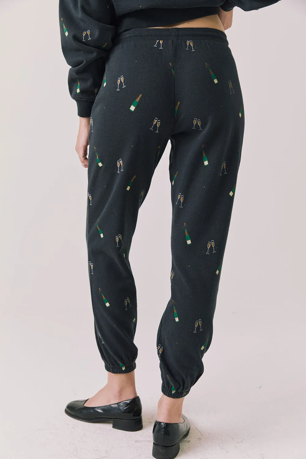 Champagne Party Joggers sold by Chaser product image thumbnail 4