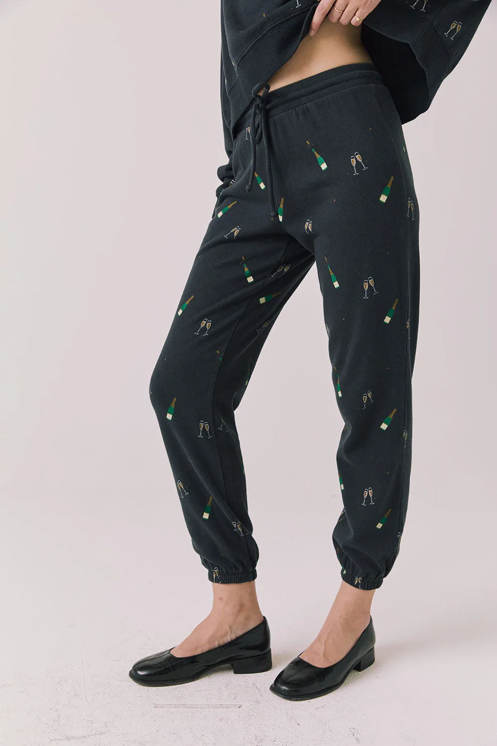 Champagne Party Joggers sold by Chaser product image thumbnail 2