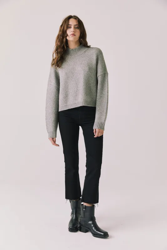 Frankie Heather Grey Pullover Sweater sold by Chaser