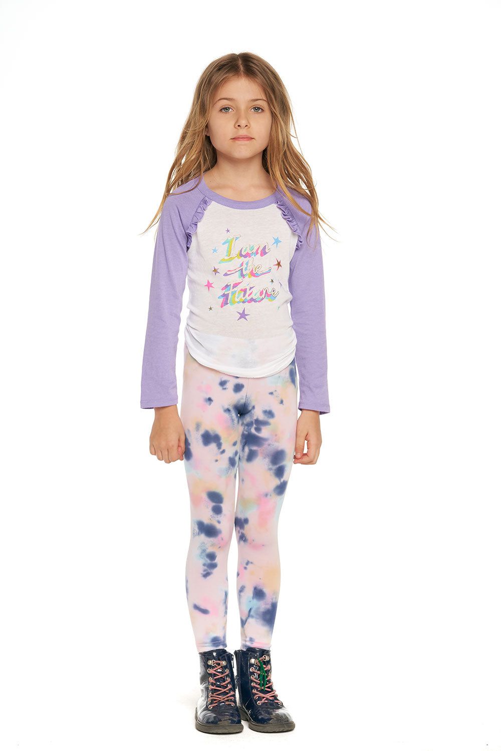 Girls Lounge Knit Classic Legging sold by Chaser product image thumbnail 3