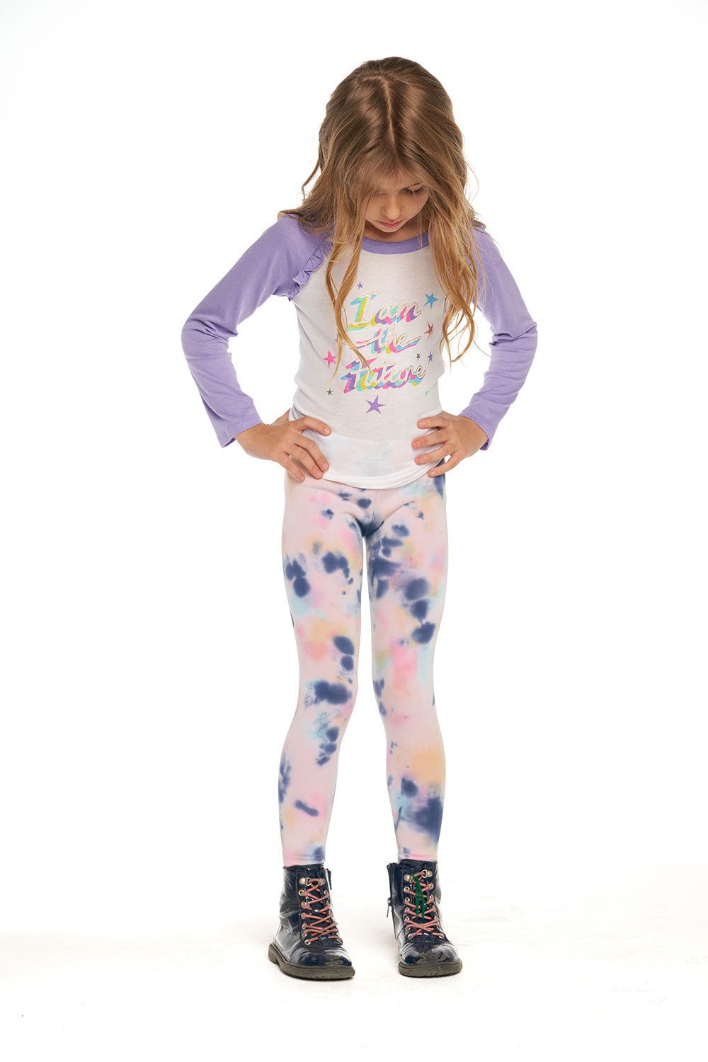 Girls Lounge Knit Classic Legging sold by Chaser product image thumbnail 4