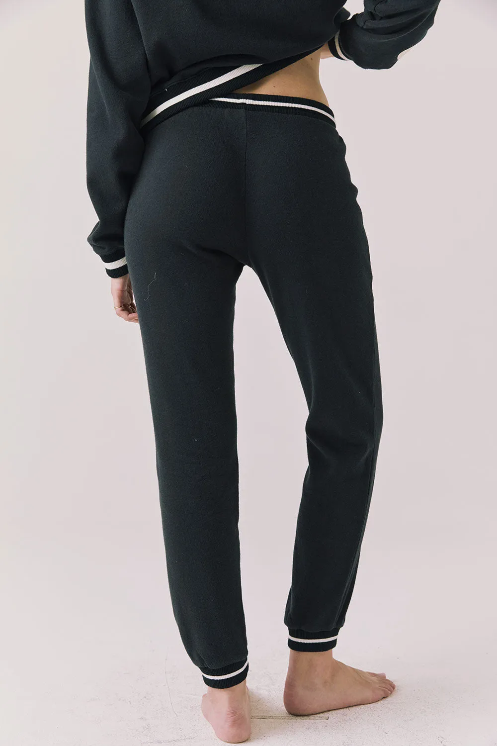 Heart True Black Joggers sold by Chaser product image thumbnail 4