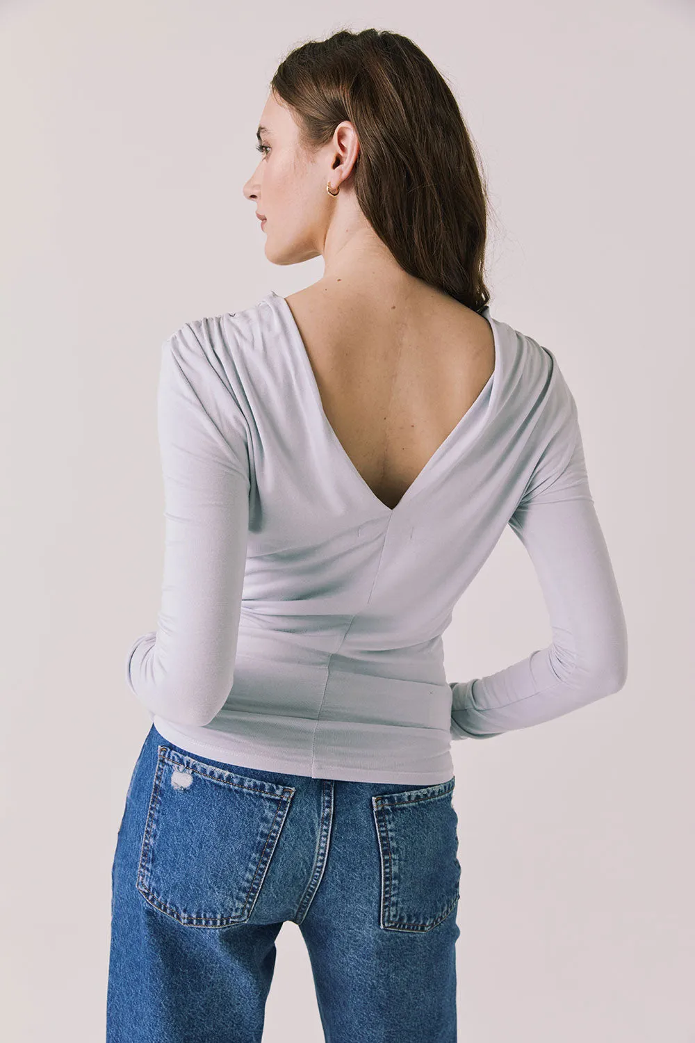 Owen Moonstone Grey Long Sleeve sold by Chaser product image thumbnail 2