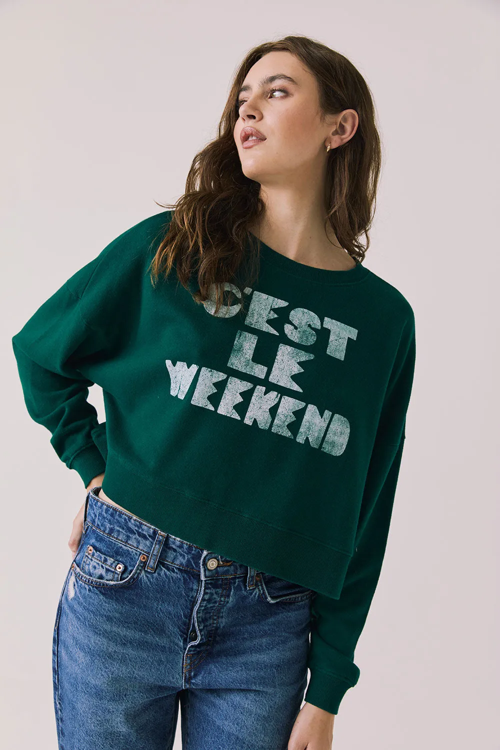 C’est Le Weekend Long Sleeve sold by Chaser product image thumbnail 2