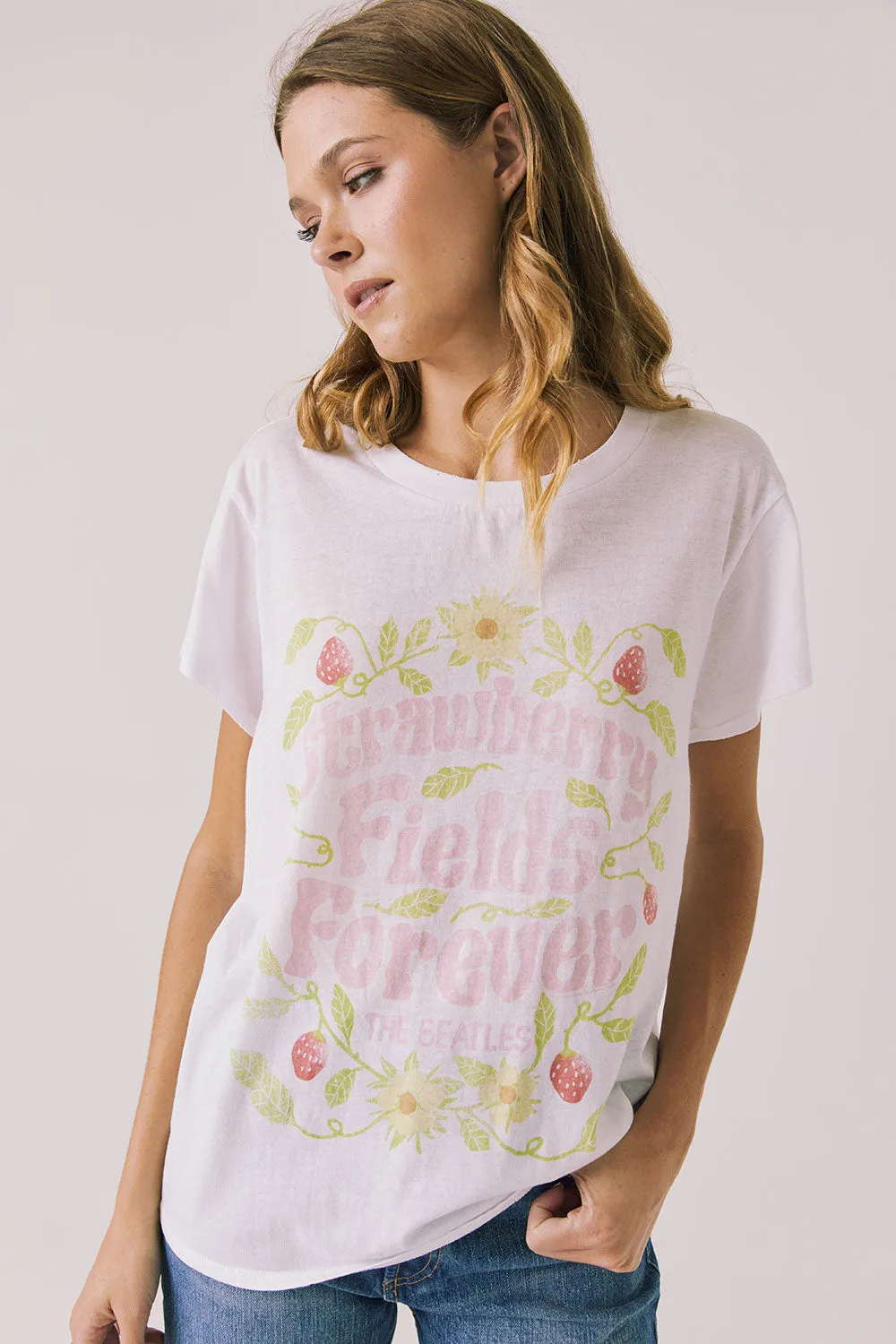 The Beatles Strawberry Fields Forever Tee sold by Chaser