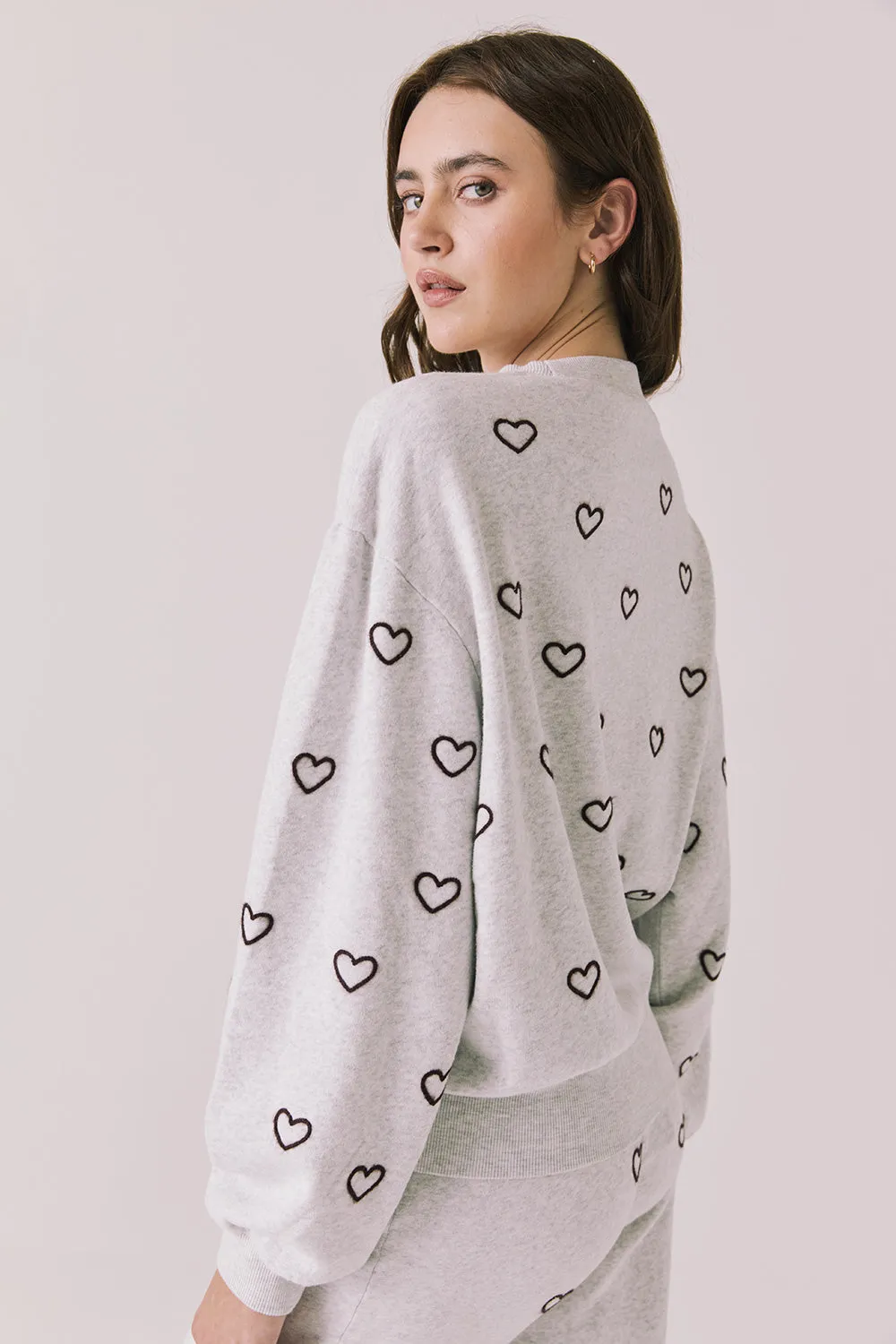 Tossed Hearts Long Sleeve sold by Chaser product image thumbnail 4
