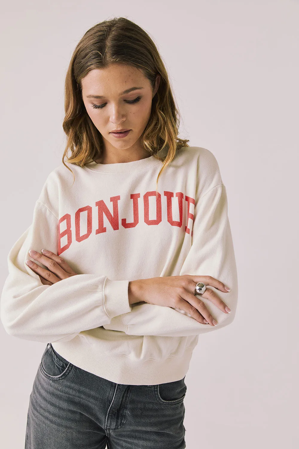 Bonjour Long Sleeve sold by Chaser product image thumbnail 2