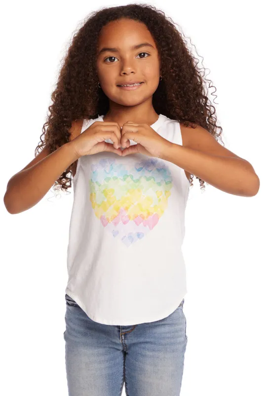 Hearts Shirt Girls Vintage Jersey Shirttail Muscle sold by Chaser