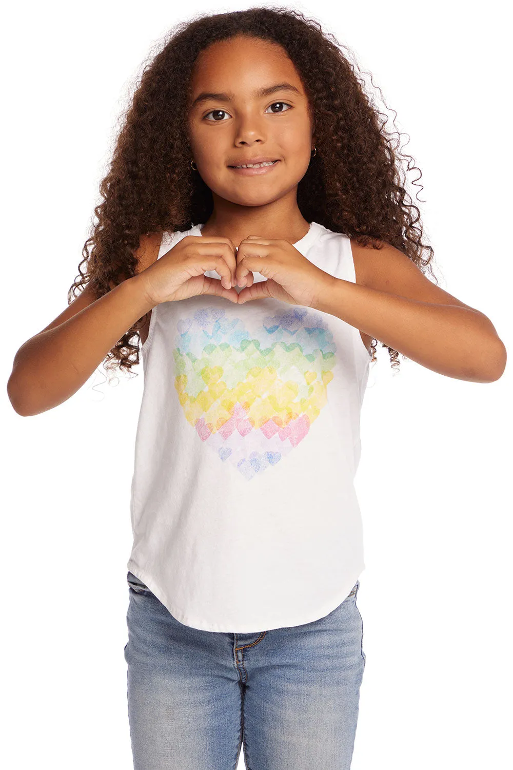 Hearts Shirt Girls Vintage Jersey Shirttail Muscle sold by Chaser