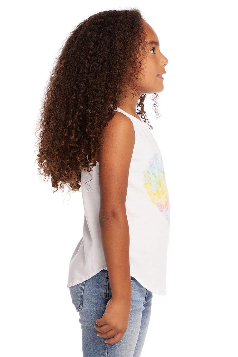 Hearts Shirt Girls Vintage Jersey Shirttail Muscle sold by Chaser product image thumbnail 3