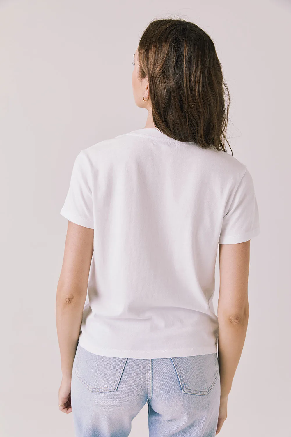 Gimlet White Tee sold by Chaser product image thumbnail 4