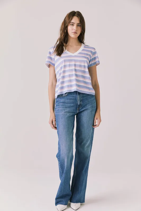 Gimlet Pastel Stripe Tee sold by Chaser