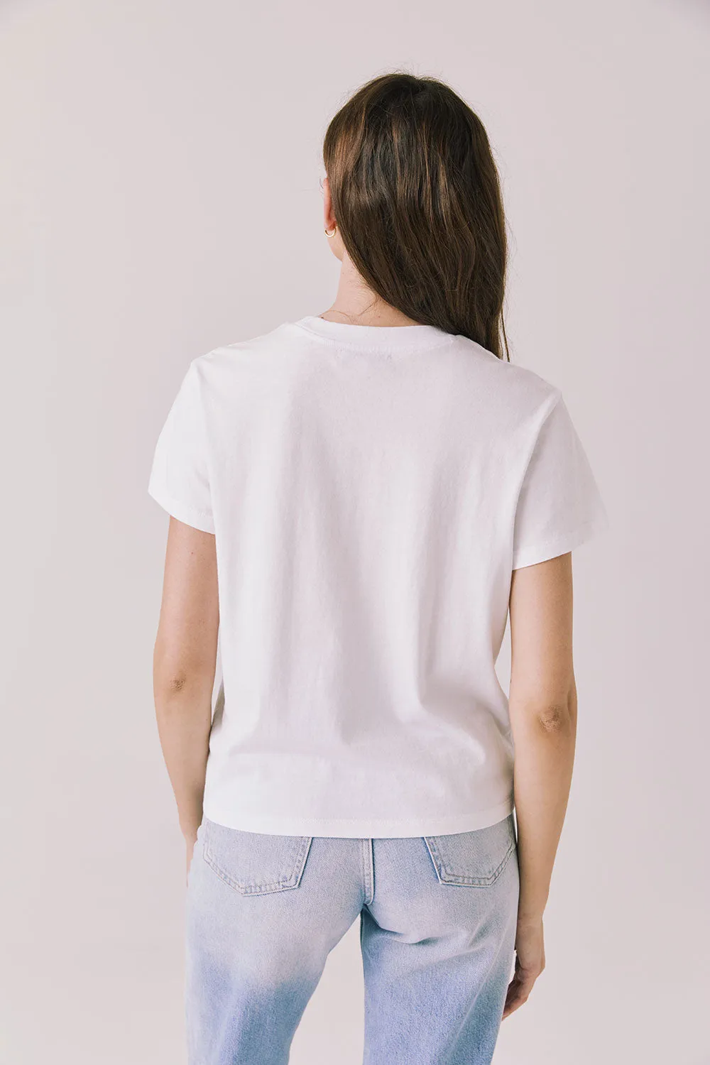 Cosmo White Tee sold by Chaser product image thumbnail 4