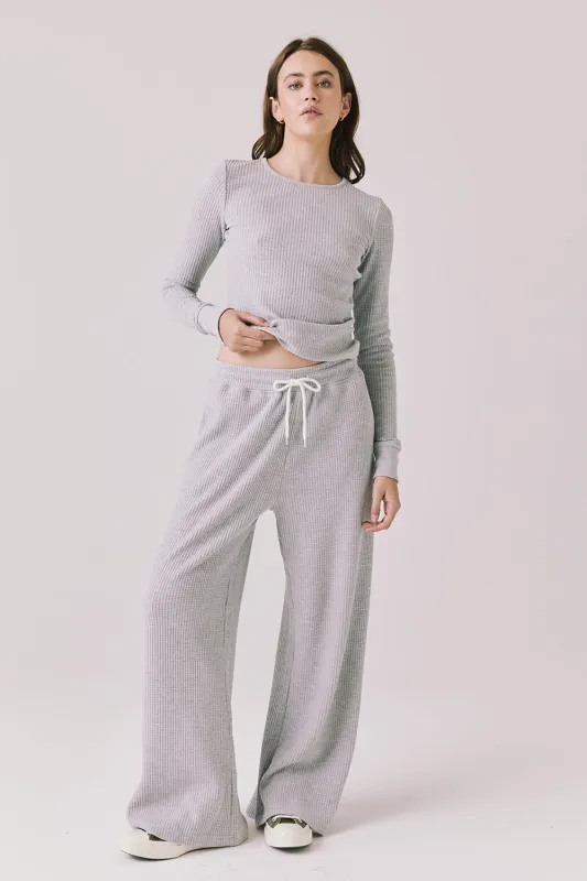 Brandy Light Heather Grey Joggers made by Chaser