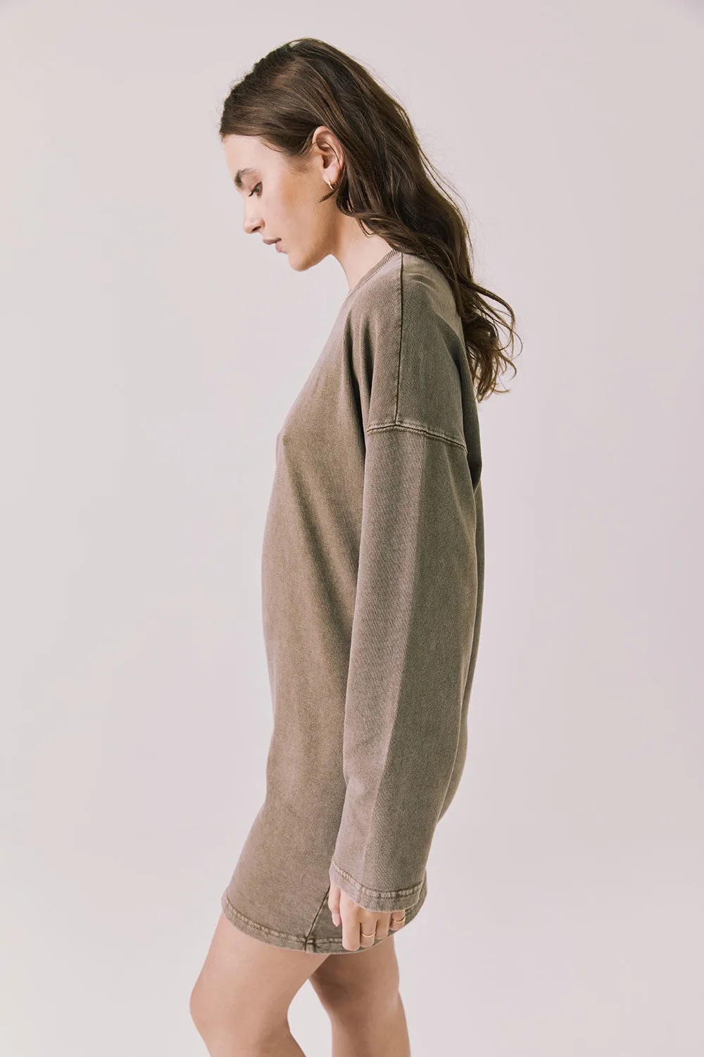 Margarita Ginger Brown Mini Dress sold by Chaser product image thumbnail 2